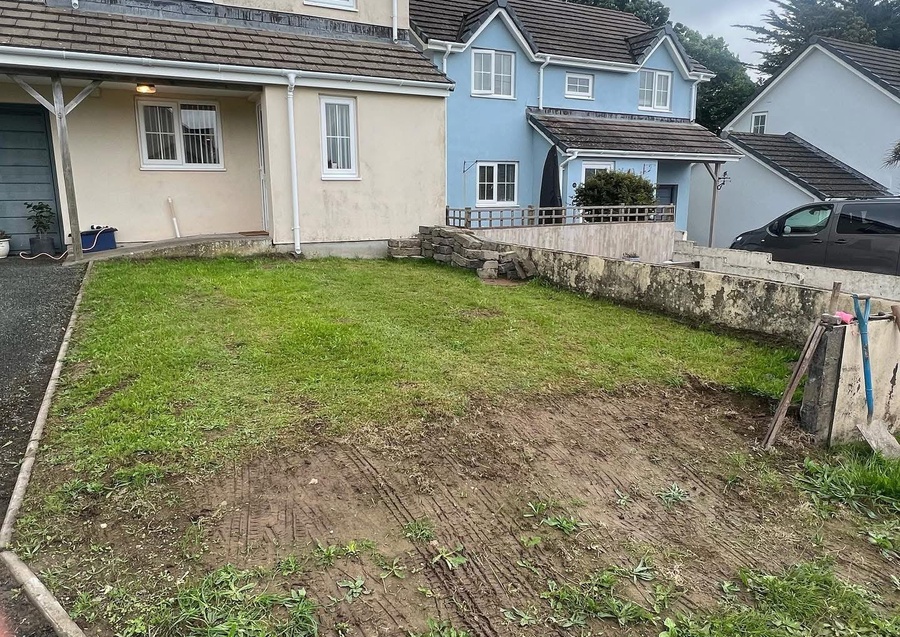 Driveway Extended with a New Dropped Kerb