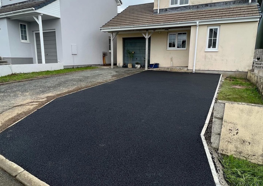 Driveway Extended with a New Dropped Kerb