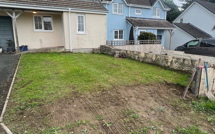 Driveway Extended with a New Dropped Kerb