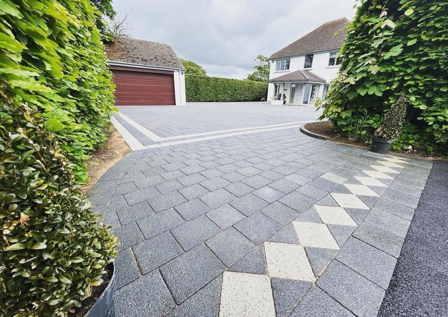 Modern Block Paving Driveway