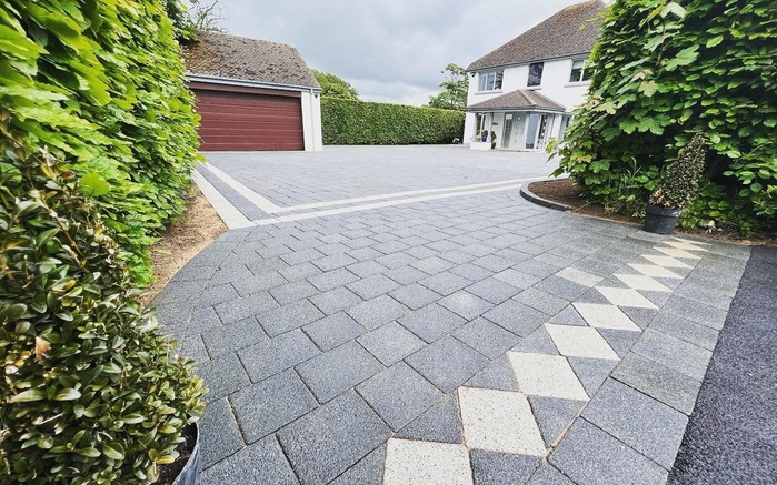 Modern Block Paving Driveway