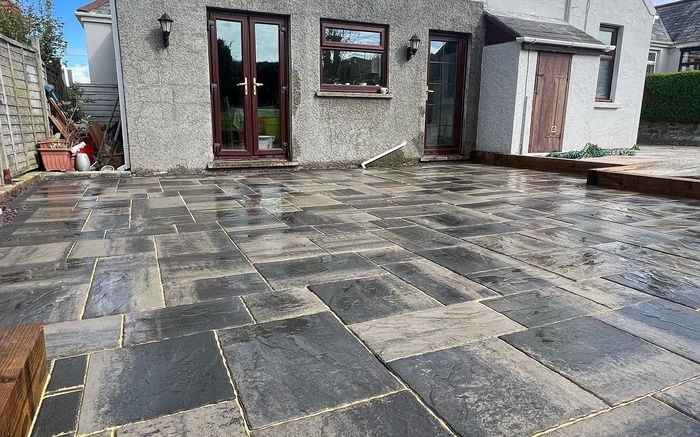 Patio Transformation in Milford Haven, Pembrokeshire
