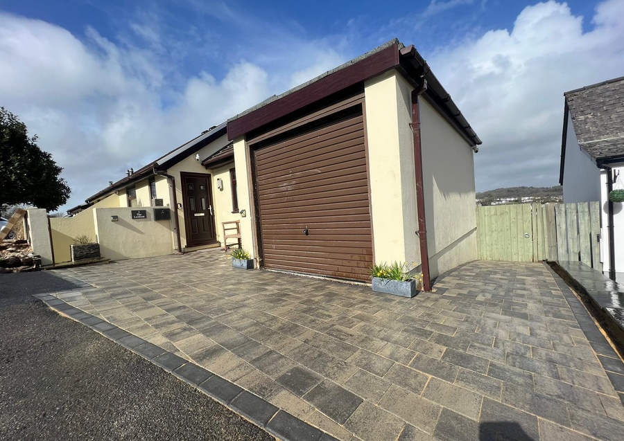 Slate Block Paved Driveway, Saundersfoot