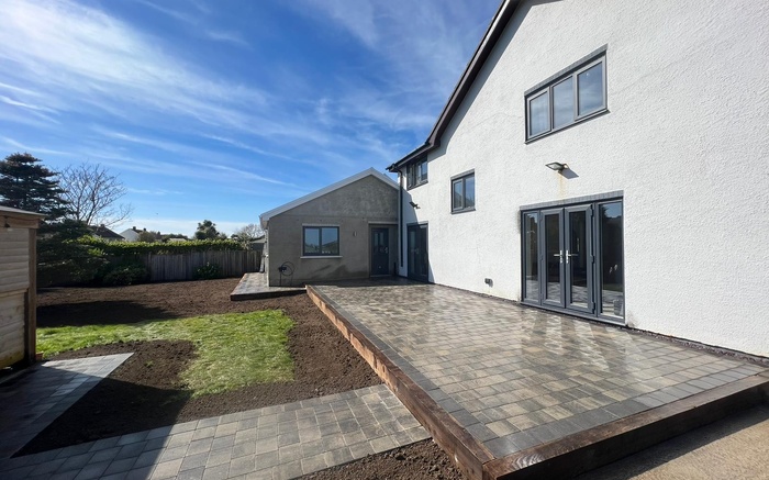 Slate Grey Shannon Paved Patio, Manorbier