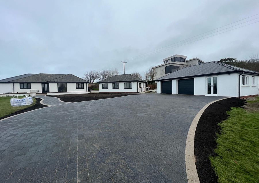 Tegula Block Paved Driveway - Near Cardigan